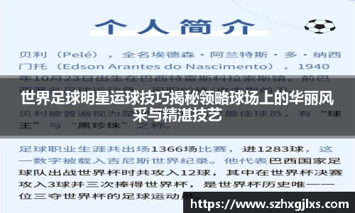 世界足球明星运球技巧揭秘领略球场上的华丽风采与精湛技艺